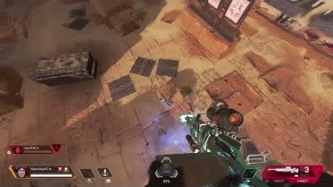 Kraber shot montage  in firing range