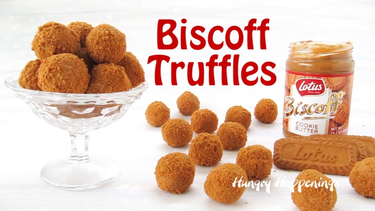 Biscoff Truffles - A Wonderful 3-Ingredient Candy Recipe - YouTube