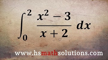 Evaluate a Definite Integral by First Using Polynomial Division (Example)