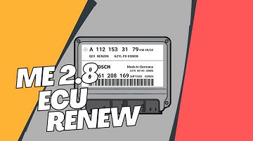 how to renew Bosch me2.8 Mercedes Benz ecu
