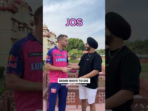 When Taran Singh Met Jos Buttler | Jos Buttler or Josh Buttler? | Rajasthan Royals #Shorts