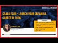 Crack ECBA – Launch Your Dream BA Career in 2026