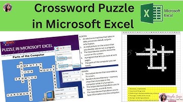 Create Your Own Crossword Puzzle in Excel! 🔠 | Easy Tutorial 💻 | No Coding Needed#mustwatch