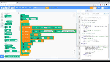Post Sensor data or Fetch data from Web using Raspberry PicoW & MicroPython with CodeSkool Scratch