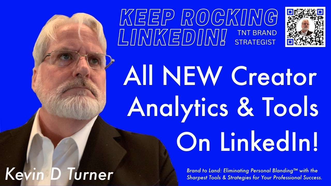 LinkedIn's Free Creator Analytics & Tools: Top Posts, Metrics, Demographics, Data w/ Kevin D Turner