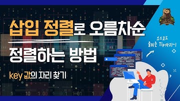[34-1강 삽입 정렬(Insertion Sort)] 코딩테스트 고득점을 위한 기초코딩학습서 코딩마법서 C/C++ STONE