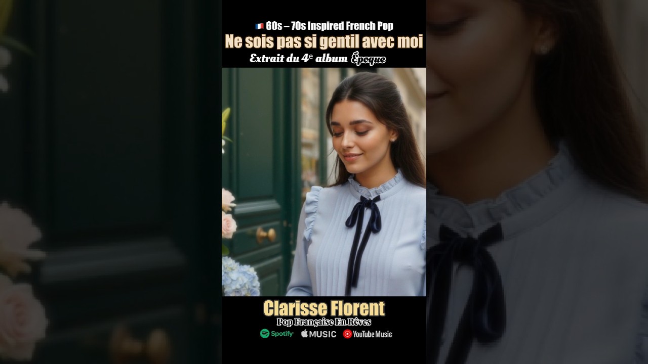 YouTube에서 Ne sois pas si gentil avec moi 🇫🇷 Extrait de l’album "Époque" 60s & 70s-Inspired #frenchpop 보기 YouTube에서 Ne sois pas si gentil avec moi 🇫🇷 Extrait de l’album "Époque" 60s & 70s-Inspired #frenchpop 보기