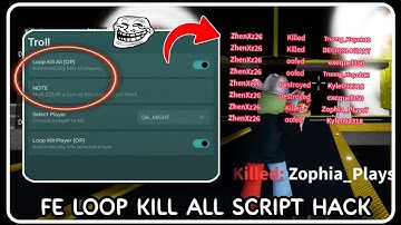 [ FE ] Loop Kill All Script - ROBLOX SCRIPTS - Best Trolling Script 2025