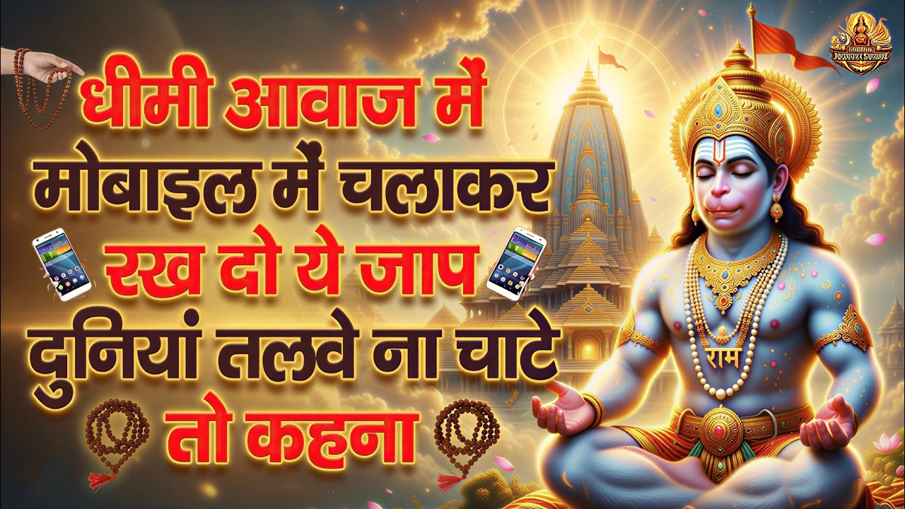 पूरी दुनिया इशारे पर नाचेगी धीमी आवाज में मोबाइल में चलाकर रख दो ये सुंदरकाण्ड | #hanuman