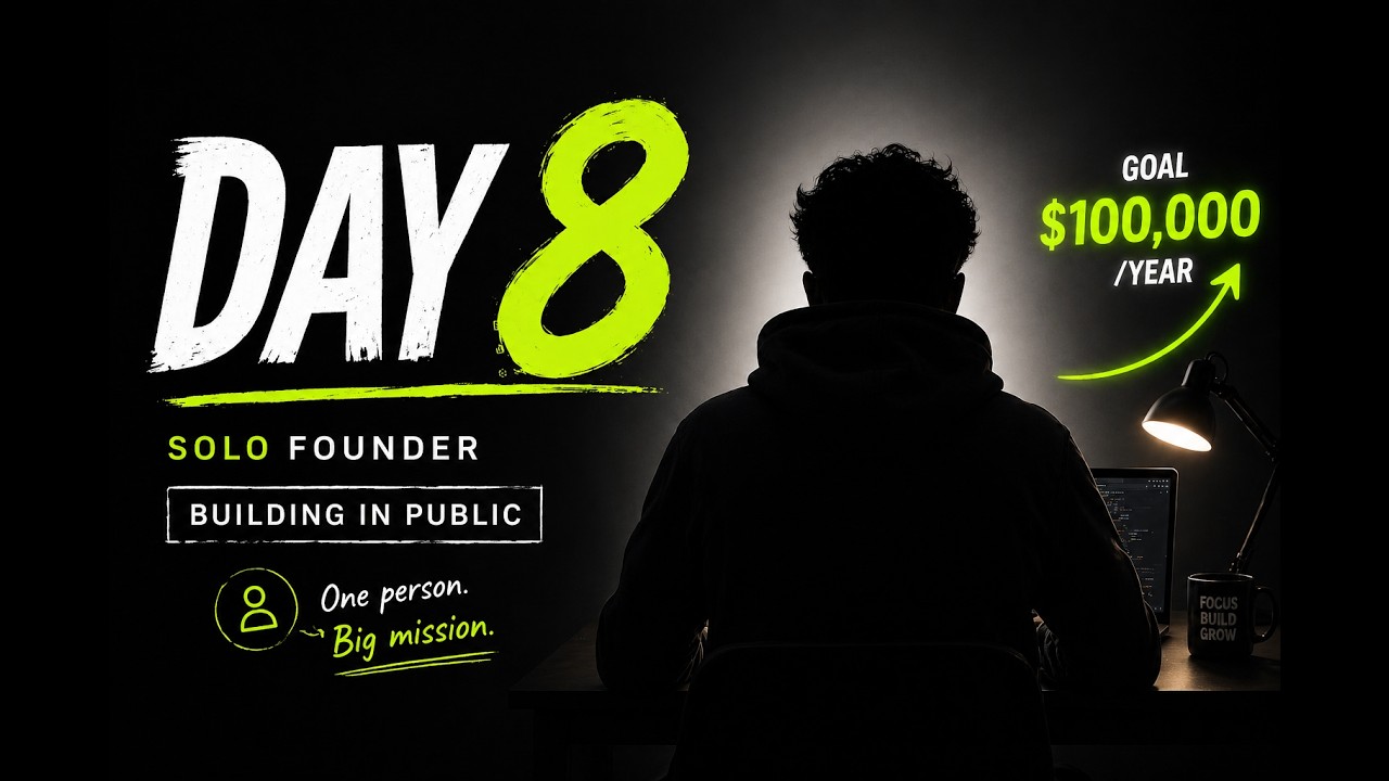 Day 8 - Vibe Coding an App Until I Make $100,000 - YouTube