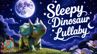 Sleepy Dinosaur Lullaby | Gentle Bedtime Song for Baby Sleep 😴✨ | RhymyRoo screenshot 3