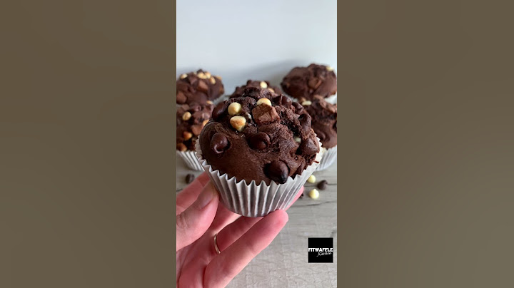 Triple Chocolate Muffins! Recipe tutorial #Shorts