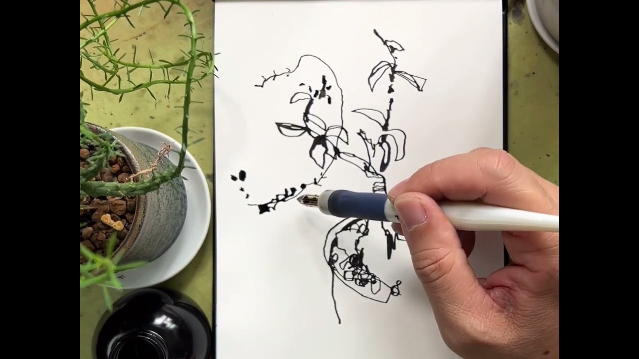 How to use a dip pen – Kakimori