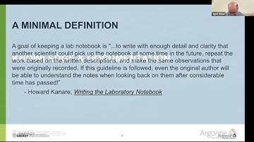 Webinar 070: Lab Notebooks for Computational Mathematics, Sciences & Engineering