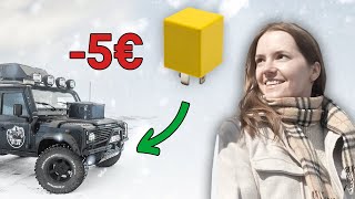 5€ Bauteil RETTET unsere Reise (Land Rover Defender im Olympic-Nationalpark) | S3E2