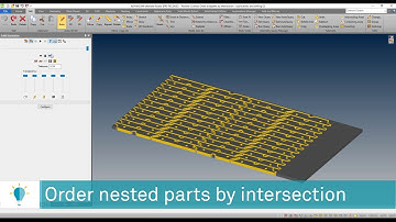 Nested Part Order | ALPHACAM 2020.0