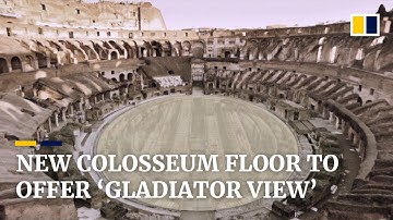 New hi-tech floor for Rome’s Colosseum will offer a ‘gladiator view’ by 2023