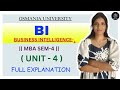 BUSINESS INTELLIGENCE | BI | UNIT-4 FULLEXPLANATION (LONG) | MBA | OU | SEM-4 | @shivanipallela