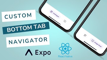 Build a Custom Bottom Tab Navigator with Expo Router | React Native Tutorial