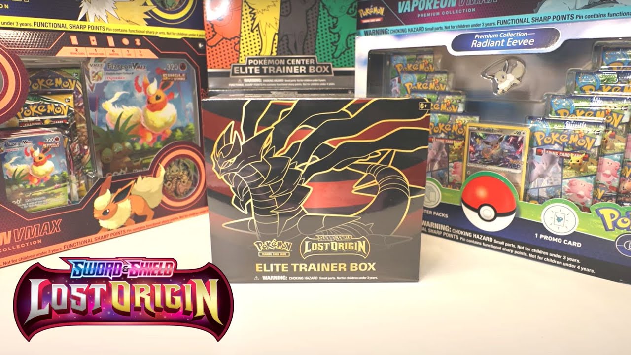 [Pokémon] Lost Origin Elite Trainer Box Unboxing! - YouTube