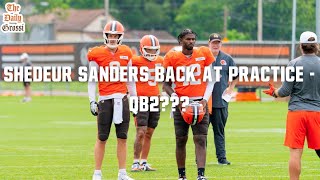 SHEDEUR SANDERS BACK AT PRACTICE - QB2 NEXT - The Daily Grossi