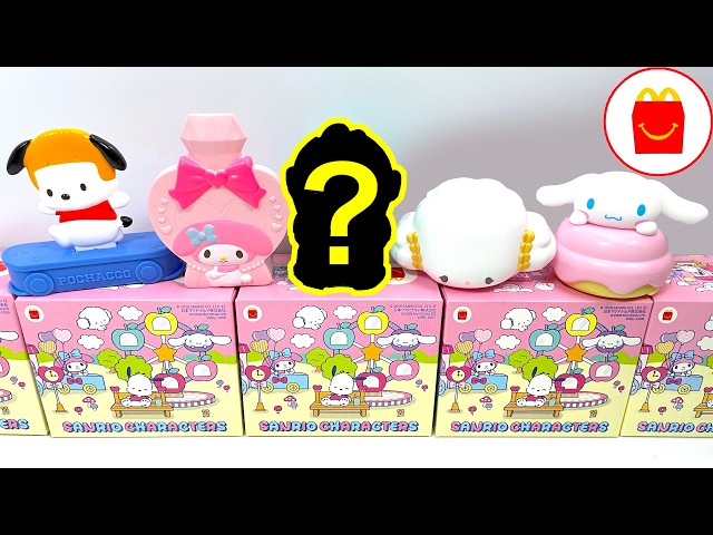 2026/4/24～ Japanese McDonalds happy meal toys Sanrio Characters