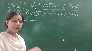 Class VII Science 10 04 2021 by Ms Mridulata Upadhyay Chapter 1 Nutrition in plants