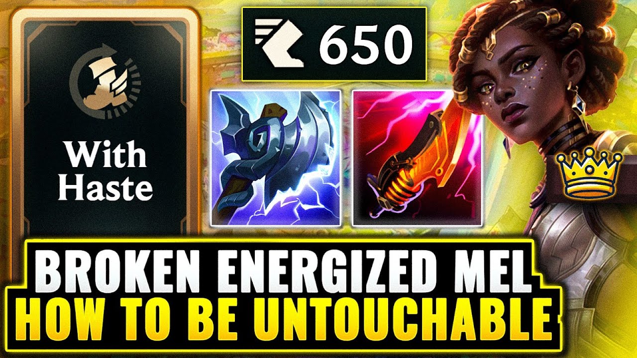 Death from Offscreen: Untouchable Energized Mel Build | League Arena Gameplay