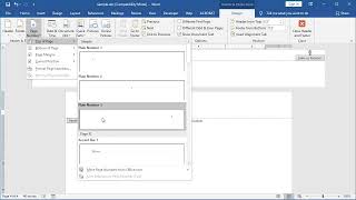 Rotate Page Numbers in Landscape Page so that it Matches Pages with Portrait Orientation MS Word