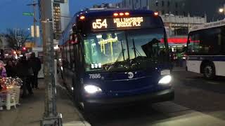 MTA BUS: 2022 New Flyer Xcelsior XD40 [7886] Q54 Bus @ Jamaica Avenue & Sutphin Blvd