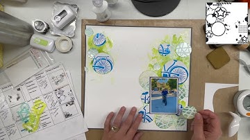 Process Video: Cruising (30 Days of Sketches/Scraptember - Day 4)