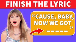FINISH THE LYRICS🎵Taylor Swift Songs Edition🎸All Songs From The Album 1989