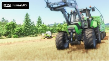 Ultra Realistic FS25 ReShade Gameplay #17 | ShortFilm Barley harvest !