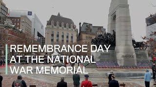 Remembrance Day 2020 at the National War Memorial