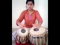 Dhir dhir practice on tabla  taal teentaal  nisha magdum