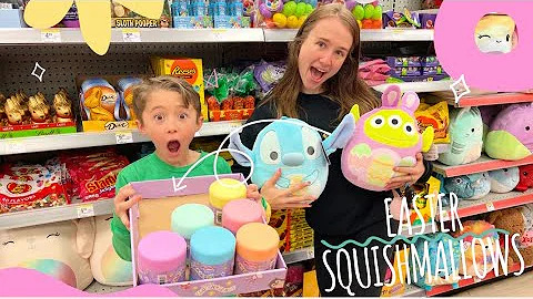 HUNTING FOR 🐣EASTER SQUIHSMALLOWS 🌈AT WALGREENS WE HIT THE JACKPOT!!🤑