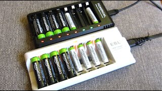 AA and AAA Charger | EBL vs PowerOWL | Rechargeable Battery Charger | NIMH NiCD