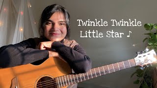 Twinkle Twinkle Little Star Melody Guitar Lesson | Super Easy Guitar Tutorial for Beginners