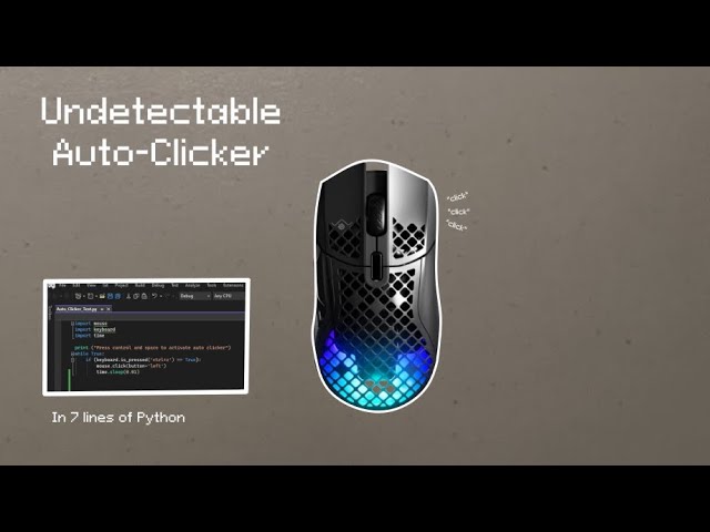 Python Auto Clicker - Nitratine