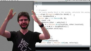 6.7: Group Steering Behaviors - The Nature of Code