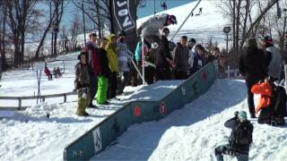 Stop #8 - Powder Ridge, MN - Volcom's 2012 Peanut Butter and Rail Jam Tour