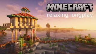 Ocean View Bungalow: Minecraft Relaxing Longplay (No Commentary)