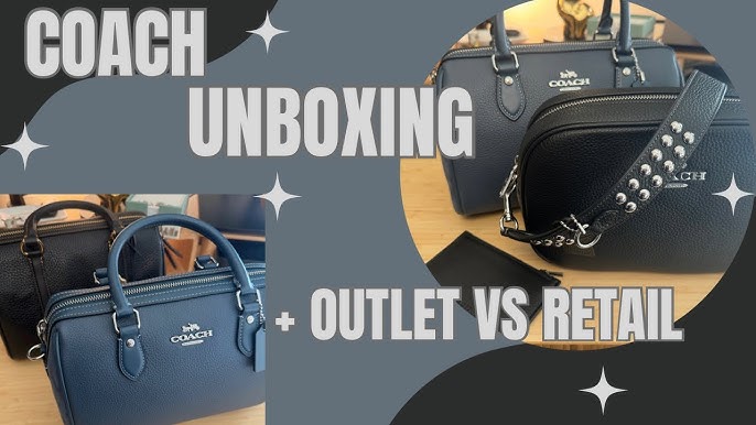Coach Retail vs Outlet.. What's the difference? 