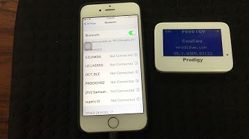 Apple iOS iPhone - HID on Bluetooth Pair with CouCou from Prodigy