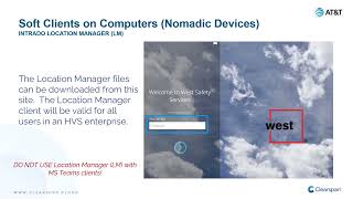 ATT HVS Training   Ray Baum Compliance 8 Soft Clients on Computers Nomadic Devices Using Intra screenshot 5