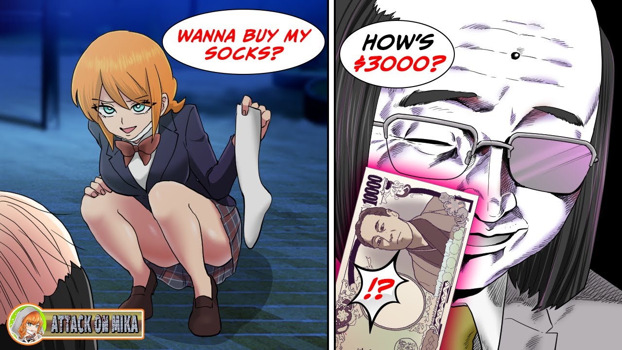 A runaway sells her socks to a man for $3000... [Manga Dub]
