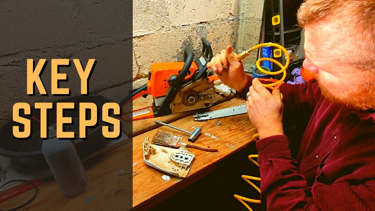 How To Clean a Chainsaw - YouTube