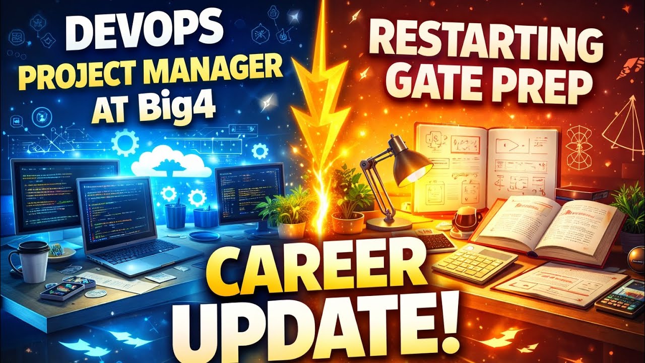 My Biggest Career Update | Big4 DevOps PM + GATE 2027 Preparation - YouTube