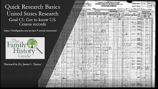 The Family History Guide - United States Census Records, Goal C1