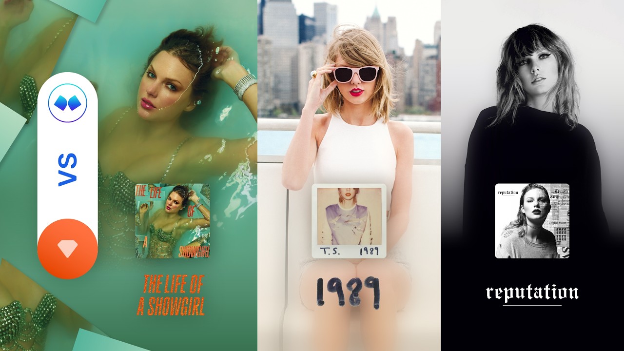 THE LIFE OF A SHOWGIRL vs 1989 vs REPUTATION | Taylor Swift Album Battle | Musicart